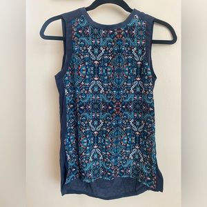 Athleta XXS printed tank top